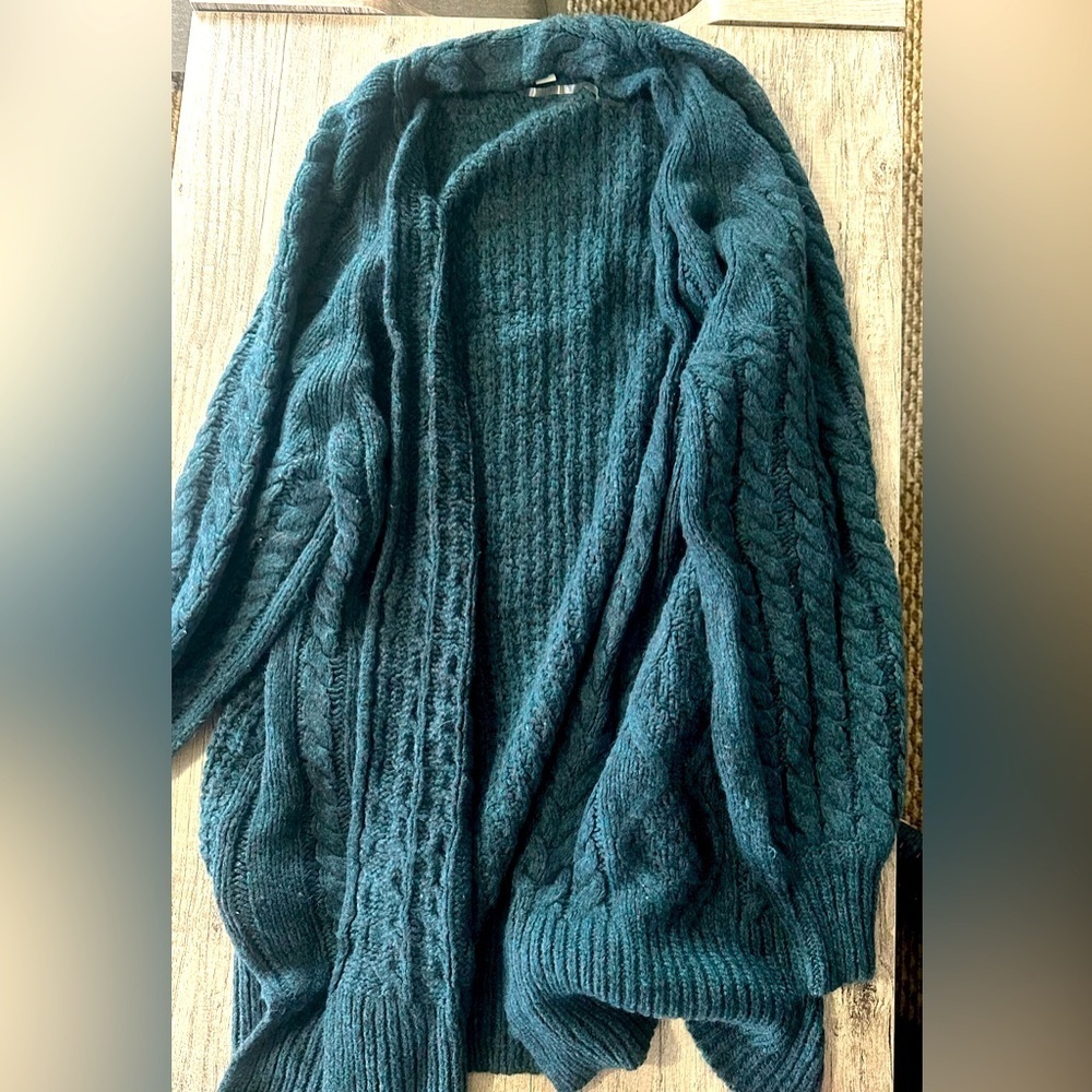 A new day Blue sweater Cardigan size XL